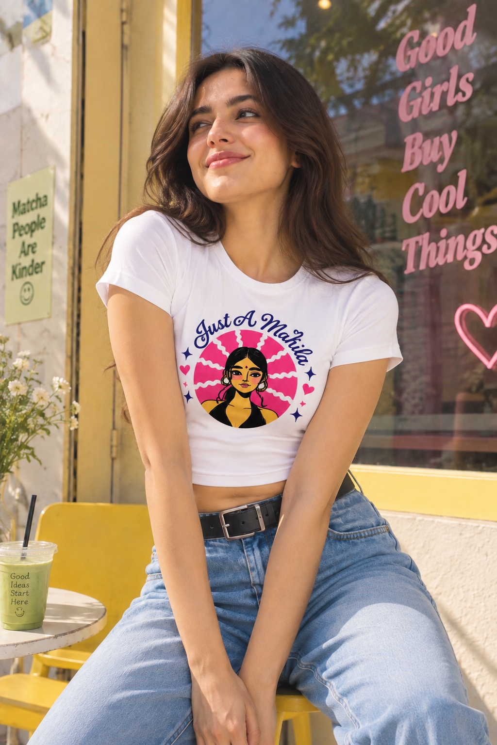 Just A Mahila Baby Tee