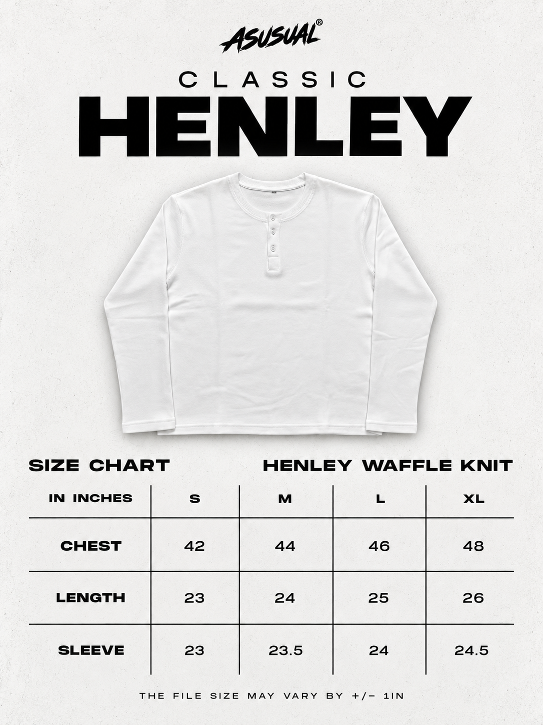 Classical Henley - White