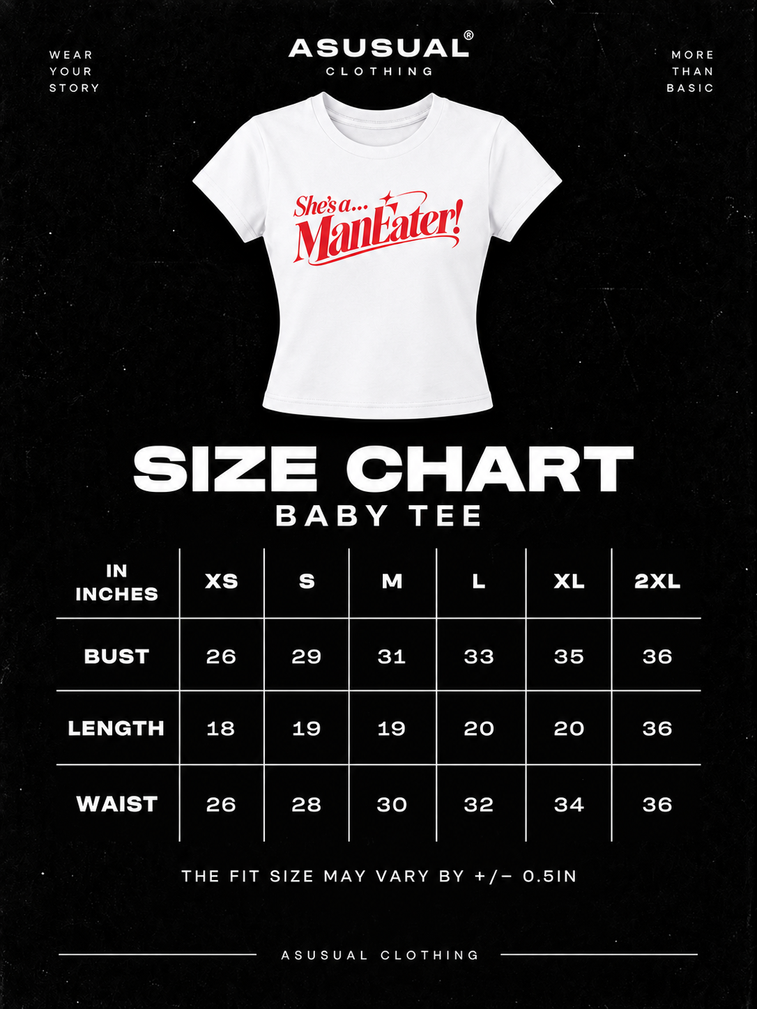 She's a ManEater - White