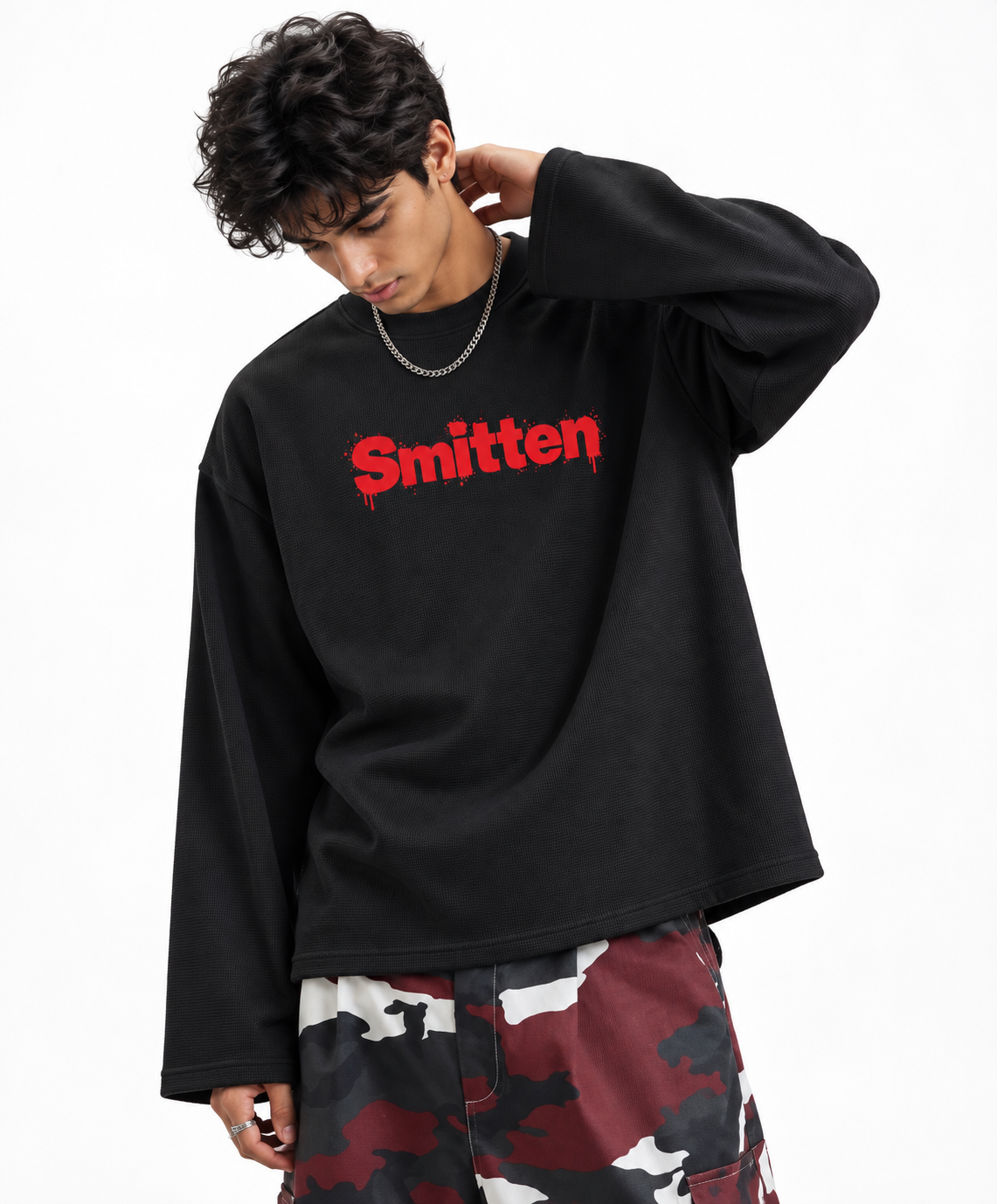 Smitten Long Sleeve Tee - Black