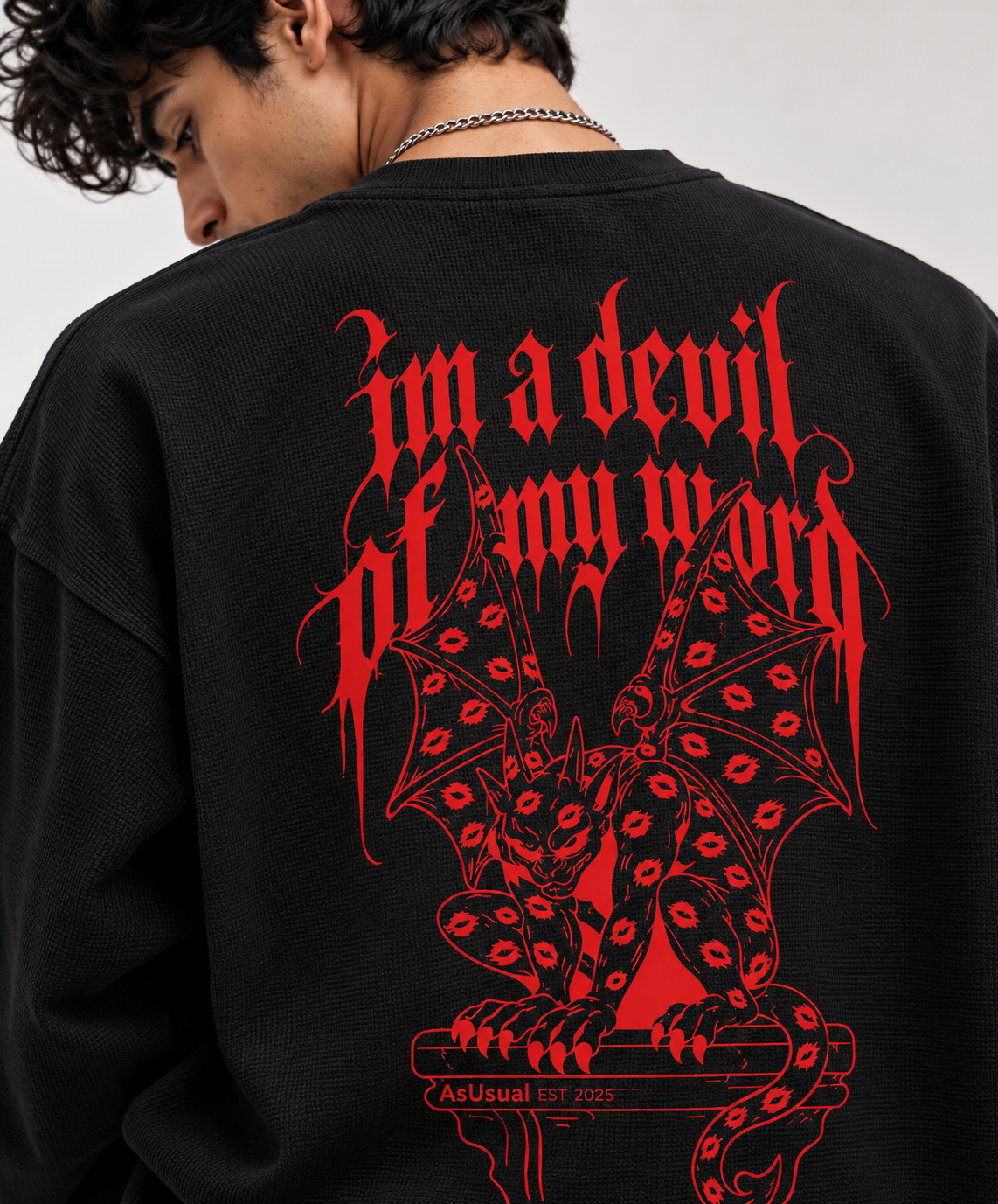 Smitten Long Sleeve Tee - Black