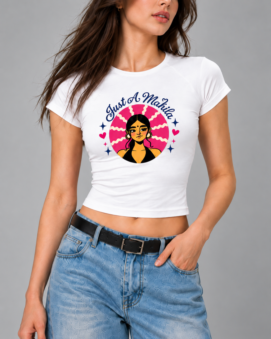 Just A Mahila Baby Tee